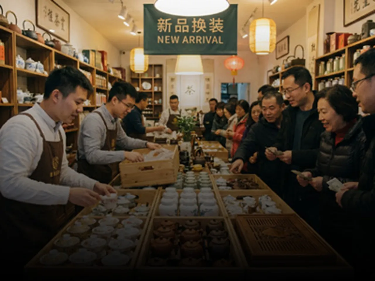 Предновогодняя поставка новой посуды