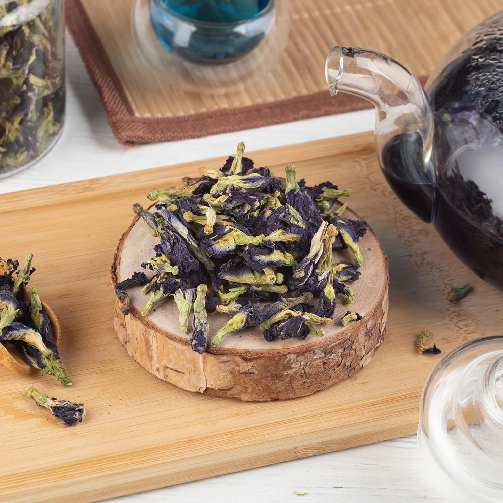 Синий чай анчан